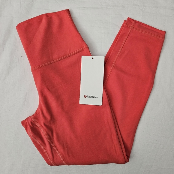 Lululemon Align HR Pant 25” PLBR Pale Raspberry Pink Leggings Women's Size 10 - Picture 1 of 7